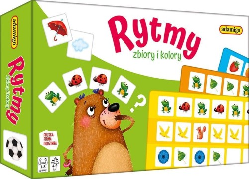 Gra edukacyjna Adamigo Rytmy zbiory i kolory