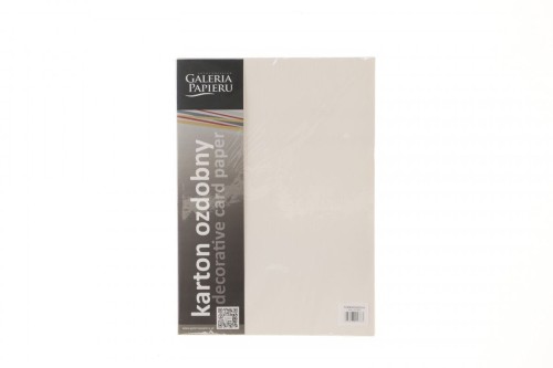 Papier ozdobny (wizytówkowy) Galeria Papieru lratka kremowy A4 kremowy 220g (201632)