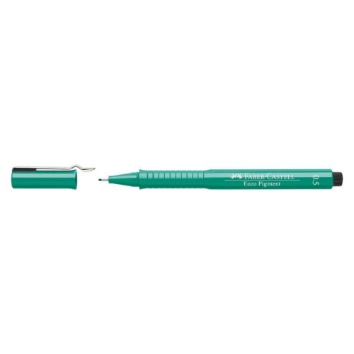 Cienkopis kreślarski Faber Castell Ecco Pigment zielony 0,5mm 1kol. (166563)