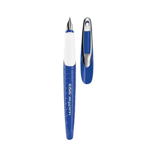 Pióro wieczne Herlitz My Pen niebiesko białe M (300006788)