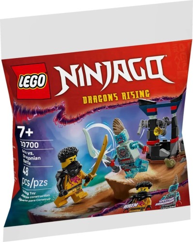 Klocki konstrukcyjne Lego Ninjago Bitwa Arina z Dragonem (30700)