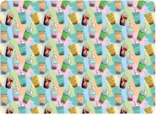 Podkład na biurko Biurfol BUBBLE TEA mix PVC PCW (PSN-A4-37)
