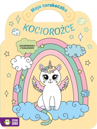 Książeczka edukacyjna Zielona Sowa Moja torebeczka. Kociorożce