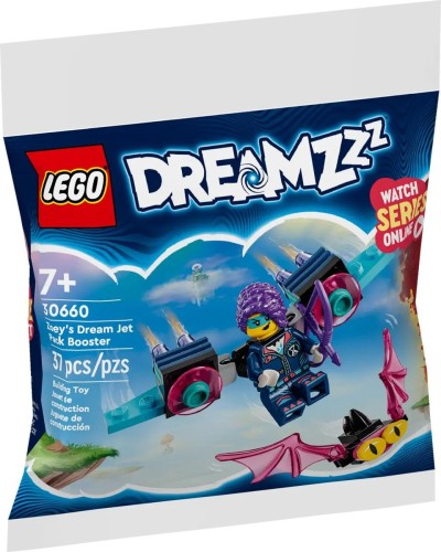 Klocki konstrukcyjne DREAMZzz Plecak odrzutowy z dopalaczami Zoey & Pajęcza ucieczka Z-Bloba i Bunchu Lego (30636)
