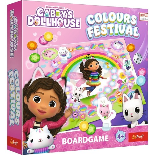Gra planszowa Colours Festival Koci Domek Gabi Trefl (02594)
