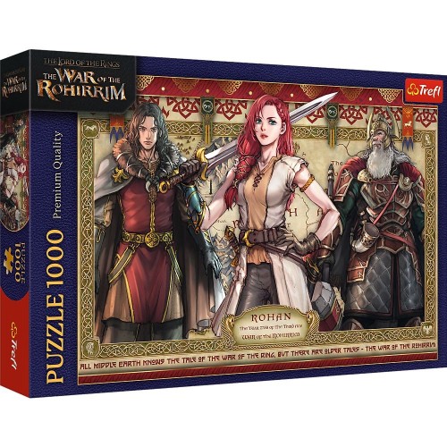 Puzzle Władca Pierścieni Wojna Rohirrimów 1000 el. Trefl (10937)