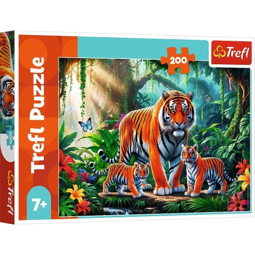 Puzzle Tygrysie zwyczaje 200 el. Trefl (13330)