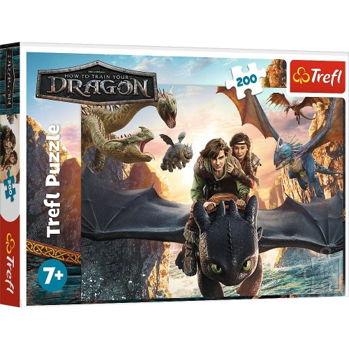 Puzzle Szczerbatek i przyjaciele 200 el. Trefl (13348)