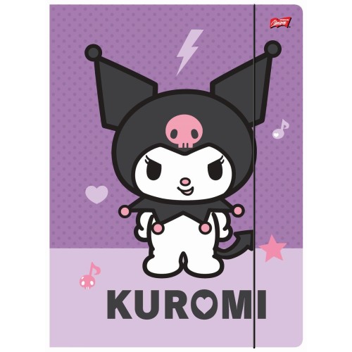Teczka kartonowa na gumkę Kuromi A4 różne Unipap