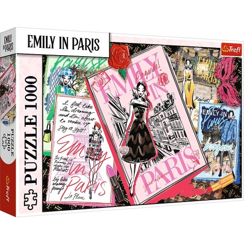 Puzzle Emili W Paryżu Magazyn Mody_ 1000 el. Trefl (10966)