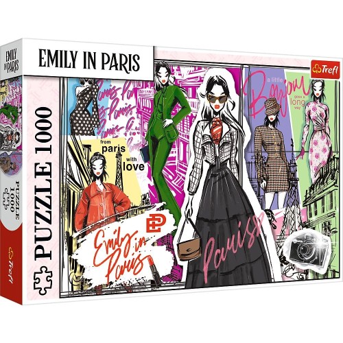 Puzzle Emily W Paryżu Modowe Inspiracje 1000 el. Trefl (10967)