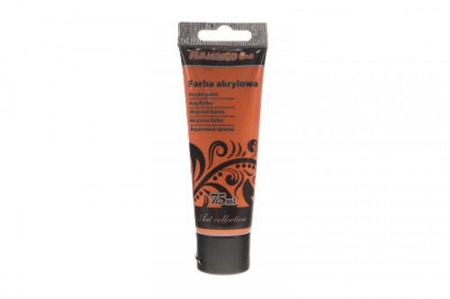 Farba akrylowa perłowy kolor: perłowy miedziany 75ml Flamingo Line (663)
