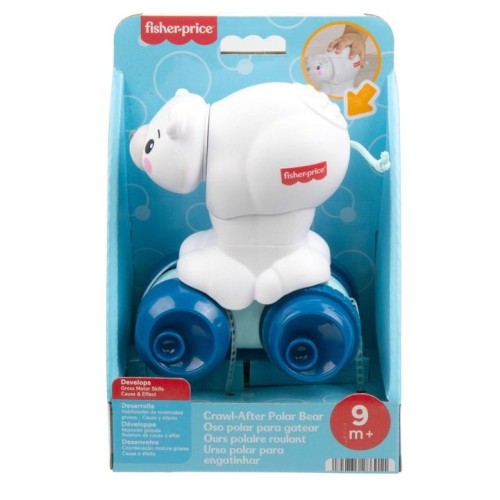Zabawka edukacyjna Miś polarny Raczkuj za mną Fisher Price (JDL63)