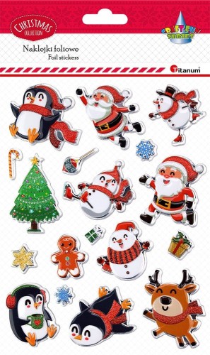 Naklejka (nalepka) Craft-Fun Series wypukłe XMAS Titanum (24ESD050-4)