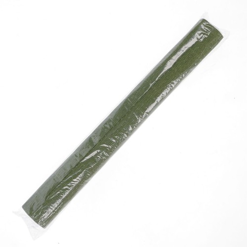 Bibuła marszczona zielony oliwkowy oliwkowy 50mm x 250mm Sdm (622)