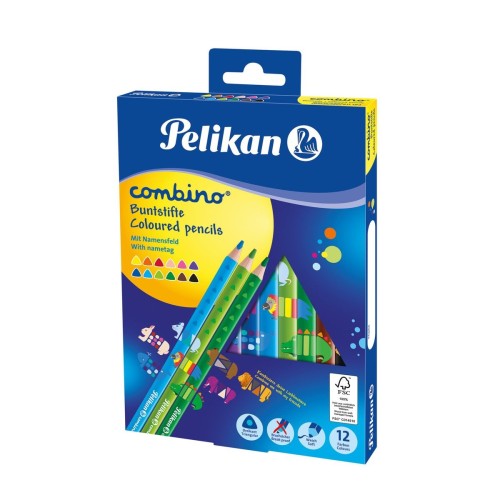 Kredki ołówkowe Combino 811194 12 kol. Pelikan (100401660)