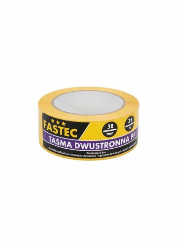 Taśma dwustronnie klejąca 38 mm x 25 m