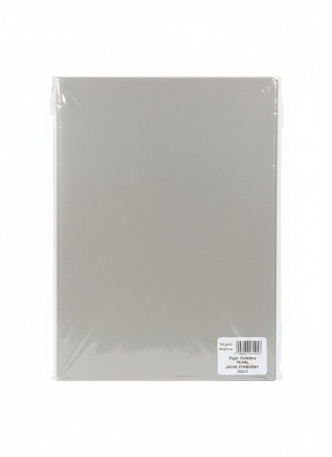 Papier ozdobny (wizytówkowy) pearl jasnosrebrny A4 srebrny 135g Galeria Papieru (206213)