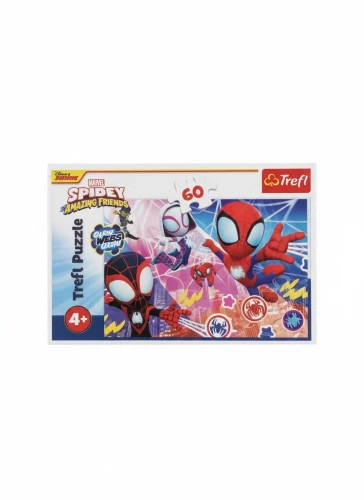 Puzzle Spidey Bohaterska przygoda 60 el. Trefl (17410)