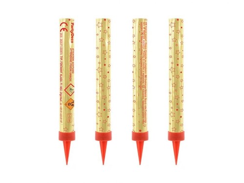 Fontanna tortowa 12cm (1 op. / 4 szt.) Partydeco (FT1-12-4)