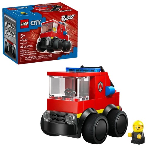 Klocki konstrukcyjne City Pojazdy — Wóz strażacki Lego (60482)