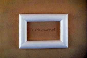 Ozdoba styropianowa elementy styropianowe ramka (230x165mm)