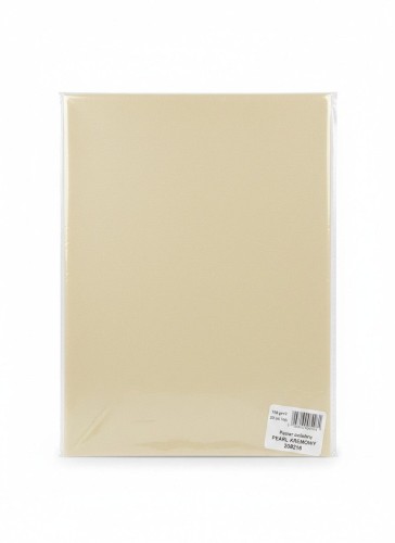 Papier ozdobny (wizytówkowy) pearl A4 kremowy 135g Galeria Papieru (206216)