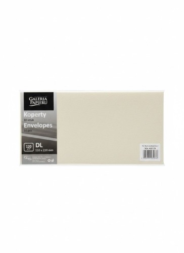 Koperta wood jasnokremowy DL kremowa Galeria Papieru (282126) 10 sztuk