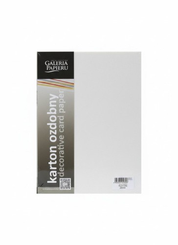 Papier ozdobny (wizytówkowy) flash A4 biały 200g Galeria Papieru (205401)