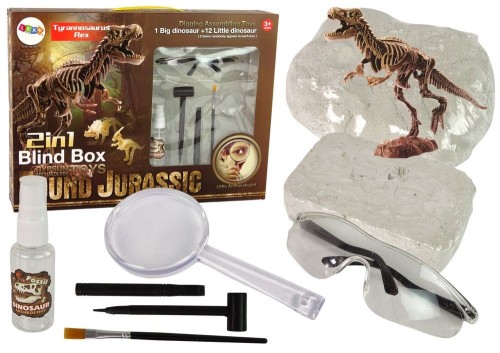 Zestaw kreatywny dla dzieci Archeologiczny 2w1 Dinozaur Szkielet Tyranozaur Lean (13005)