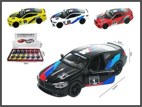 Samochód BMW M8 Competition Coupe Livery 1:38 cm Hipo (520380)