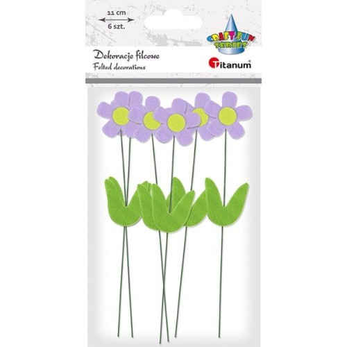 Ozdoba filcowa Craft-Fun Series Titanum (BJ25091119 Purple)