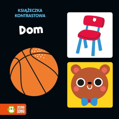 Książka dla dzieci Książeczka kontrastowa. Dom cm Zielona Sowa