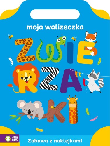 Książka dla dzieci Moja walizeczka. Zwierzaki cm Zielona Sowa