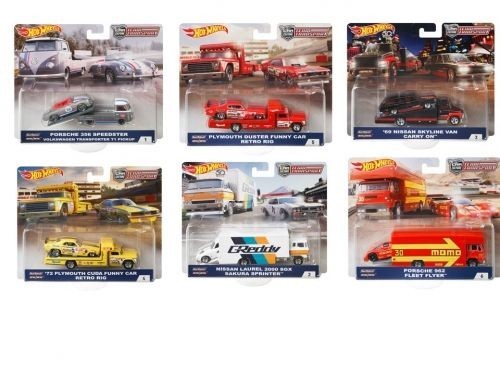 Samochód 50 rocznica Pojazdy transportowe Premium mix Hot Wheels (FLF56)