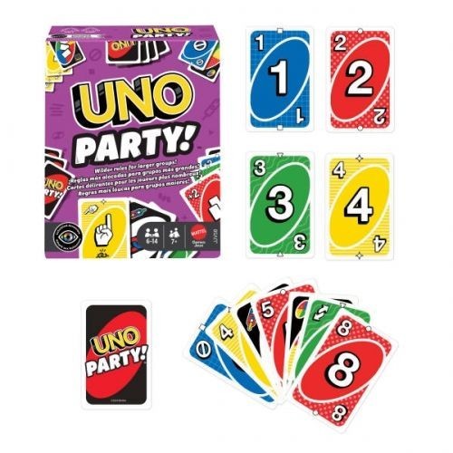 Gra karciana Uno Party Refresh Mattel (JJV58)