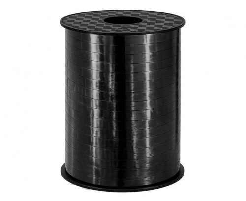 Wstążka metaliczna 5x458 [mm x m] czarny Godan (GT-5MP15)