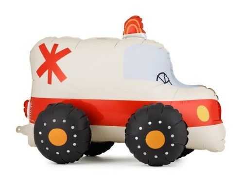 Balon foliowy Ambulans, 68x48 cm, mix Partydeco (FB398)