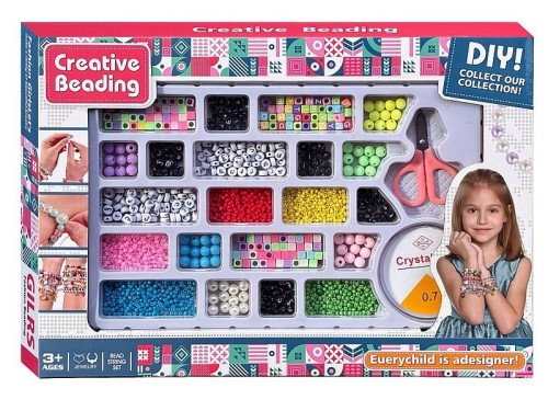 Koraliki dla dziewczynki o nawlekania, do tworzenia bransoletek Adar (632486)