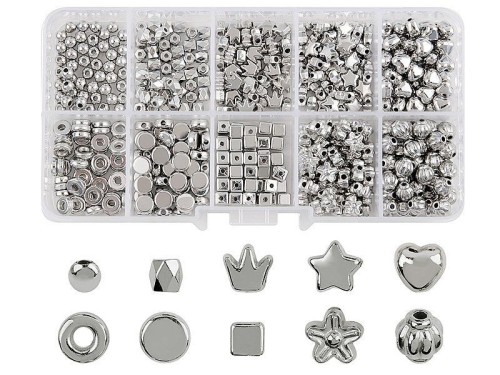 Koraliki dla dziewczynki do nawlekania, do tworzenia bransoletek Adar (632530)