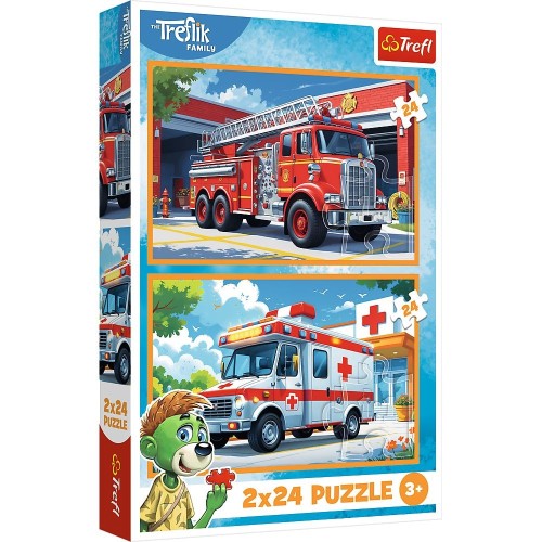 Puzzle Trefliki W krainie radości 24 el. Trefl (34447)