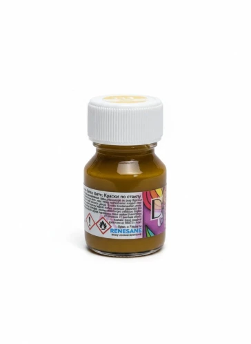 Farba do malowania na szkle kolor: żółte 30ml 1 kolor. Renesans (111)