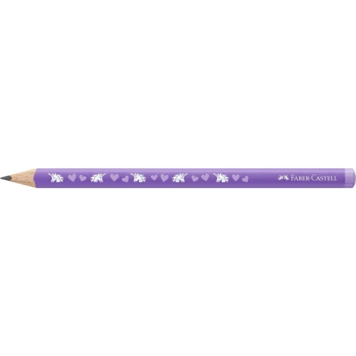 Ołówek jumbo edycja jednorożec fioletowy HB Faber Castell (111520 FC)