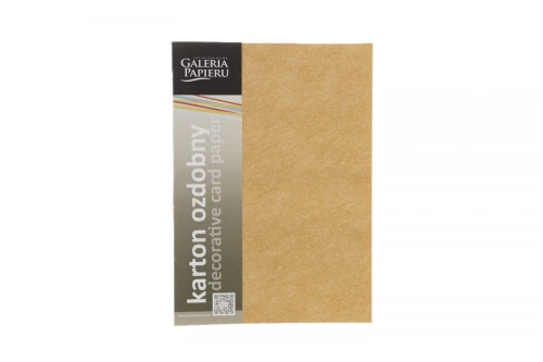 Papier ozdobny (wizytówkowy) A4 flash złoty 200g Galeria Papieru (205403)
