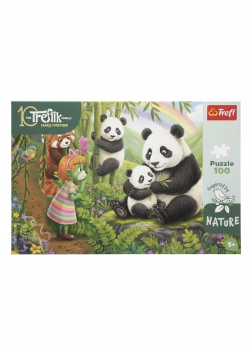 Puzzle Trefliki Pandy 100 el. Trefl (16595)