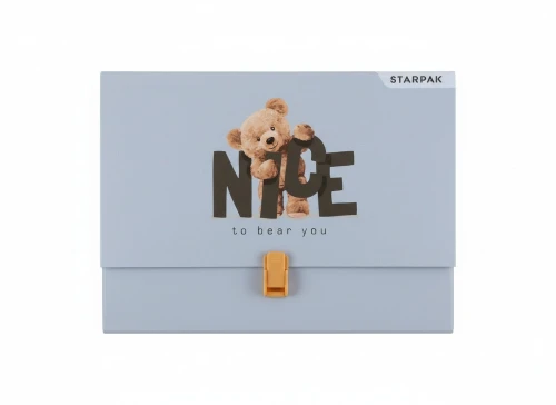 Teczka z szerokim grzbietem na zatrzask Miś A4 mix Starpak (583307)