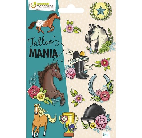 Tatuaż zmywalne Jeździectwo Avenue Mandarine (1190)