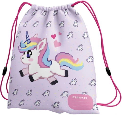 Worek na buty Pixel unicorn Starpak (576216)