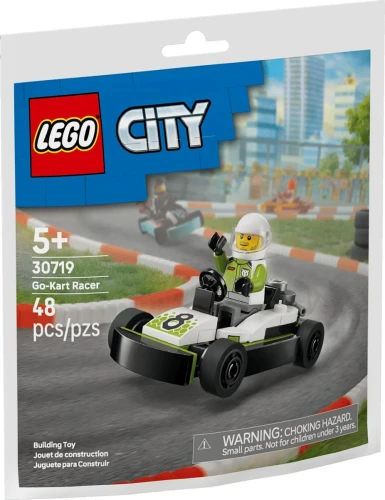 Klocki konstrukcyjne City Gokart wyścigowy Lego (30719)