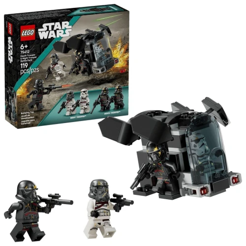 Klocki konstrukcyjne Star Wars Szturmowiec Śmierci i nocny szturmowiec — zestaw bitewny Lego (75412)